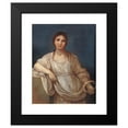 thumbnail image 2 of Guido Reni 15x18 Black Modern Framed Museum Art Print Titled - Portrait of Girl with a Crown (From 1640 Until 1642), 2 of 5