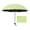 Green, variant on Blue Manual Open 8 Ribs Sun Umbrella Water Activated Flower Coated Protection Folding Parasol 6 Colors Portable Rain Umbrella