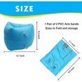thumbnail image 3 of Inflatable Arm Floaties For Toddlers, Blow Up Water Wings For Kids, Swimming Arm Bands Floatation For Children And Adults, 3 of 4