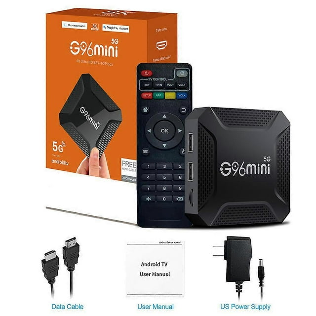 Android 130 Smart TV Box 4K HDMI Quad Core HD 24G/5G WIFI Media Stream Player/