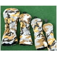 thumbnail image 2 of 4x Waterproof Pu Leather Headcover With Interchangeable Adjustable 5 7, 2 of 7