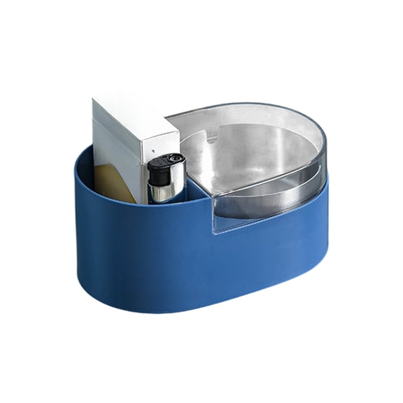 Wall Mounted Ashtray with Lid and Removable Stainless Steel Liner – Easy to Clean, Versatile Indoor and Outdoor Use, Drilling-Free Design for Bathrooms, Hallways, Kitchens, and Offices