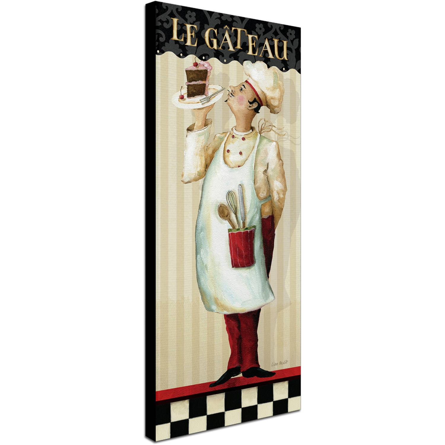 Trademark Fine Art "Chef's Masterpiece IV" Canvas Art by Lisa Audit