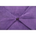 thumbnail image 3 of Pouf Magique Pouf Violet Microplush 3 en 1 Pouf Chaise Oreiller, 3 of 7