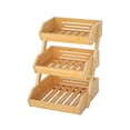 thumbnail image 1 of 3 Tier Fruit Basket Large Farmhosue Style Tiered Fruit Stand Fruit Rack for, 1 of 9