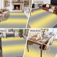 thumbnail image 5 of Yellow Grey Stripes Area Rug 6x9 FT, Non Slip Living Room Throw Carpet, Modern Minimalist Solid Gradient Washable Soft Large Floor Carpet Non-Shedding Rug for Bedroom Dining Room Play Room, 5 of 9