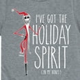 thumbnail image 3 of The Nightmare Before Christmas - Holiday Spirit In My Bones - Toddler And Youth Short Sleeve Graphic T-Shirt, 3 of 5
