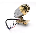 thumbnail image 3 of Almencla 1PC Brass Motorcycle LED Brake Tail Light Turn Lights for Motorbikes ATV, 3 of 8
