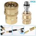 thumbnail image 2 of 1pc/set Brass Connector 1/4 Quick Joint High-pressure Washing Machine Accessories, 2 of 8