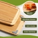 thumbnail image 4 of Juego de tablas de cortar de bambú Socisen con 5 pies antideslizantes, 4 of 8
