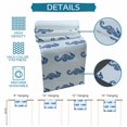 thumbnail image 6 of Navy Blue Seahorse Table Runner 72 Inches, Summer Ocean Nautical Coastal Textured Bed Runner Dresser Scarves Tabletop for Indoor Outdoor Parties/Ceremony/Banquet, 18" x 72", 6 of 9