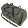 thumbnail image 3 of 24 Inch 55 Liter Multi Pocket Duffel Bag for Men, Women, Sports, Gym, Traveling and Commuting in Hunter Green, 3 of 7