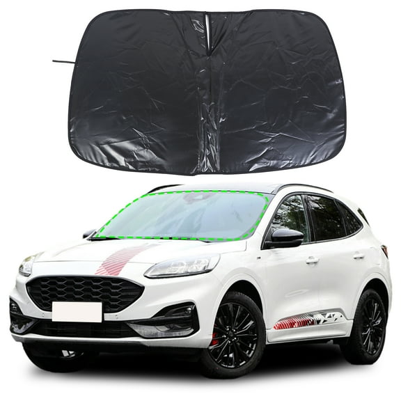 Windshield Sunshade for Ford Escape 2013-2023 Front Window Sun Shade Foldable Reflective Sun Visor Custom Sunscreen UV Blocker Privacy Protector HeatShield Keep Your Car Cooler