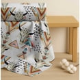 thumbnail image 4 of Soimoi Cotton Cambric Fabric Triangle & Animal Face Print Fabric by Yard 56 Inch Wide, 4 of 7