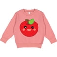 thumbnail image 2 of Inktastic Smiling Apple Toddler Sweatshirt, 2 of 4