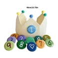 thumbnail image 3 of Reusable Kids Birthday Crowned Hat Alternative Headwear Present For 0-9 Year Children Photoshoots Accessories, 3 of 8