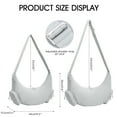 thumbnail image 2 of Duryarhall Women Crescent Shaped Single Shoulder Crossbody Bag Waterproof Design Casual Hobo Bag, 2 of 5