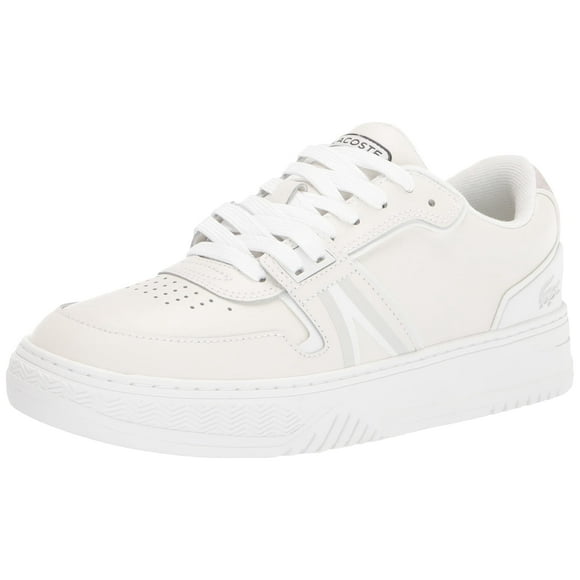 Lacoste Men's L001 Sneakers, White/Off White, 11