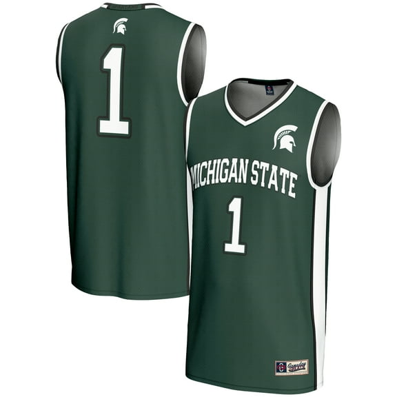 Youth GameDay Greats #1 Green Michigan State Spartans Lightweight Basketball Jersey
