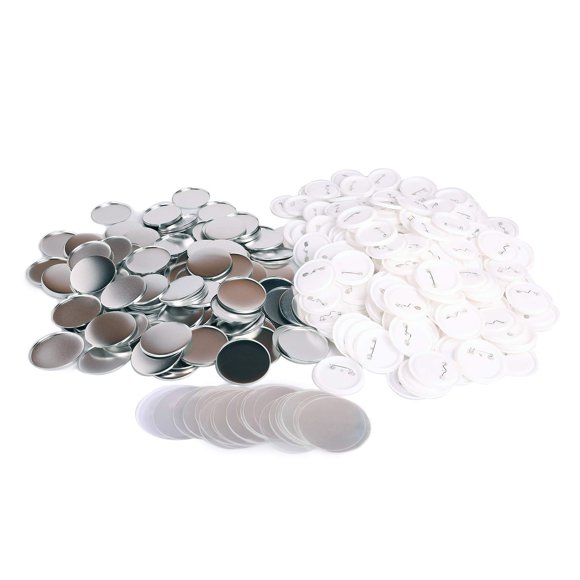 Kit de chapas botón CO-Z de 58 mm, 100 juegos, carcasas metálicas