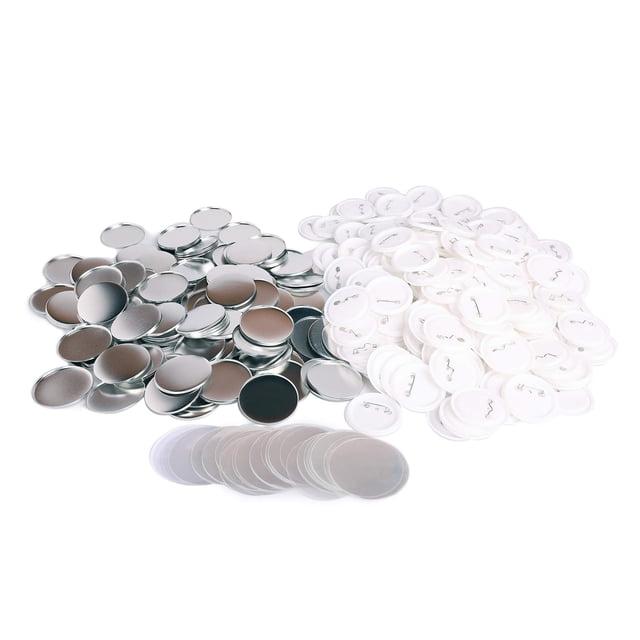 Kit de chapas botón CO-Z de 58 mm, 100 juegos, carcasas metálicas