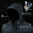 thumbnail image 4 of Goplus Manteau de Pluie Imperméable pour Homme Coupe-Vent à Capuche Coquille avec Poignets Noir m, 4 of 6