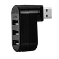 thumbnail image 3 of 2PCS Negro USB 2.0 Adaptador de transferencia de datos del divisor de concentrador giratorio de Soledad adaptador de divisor usb, 3 of 10