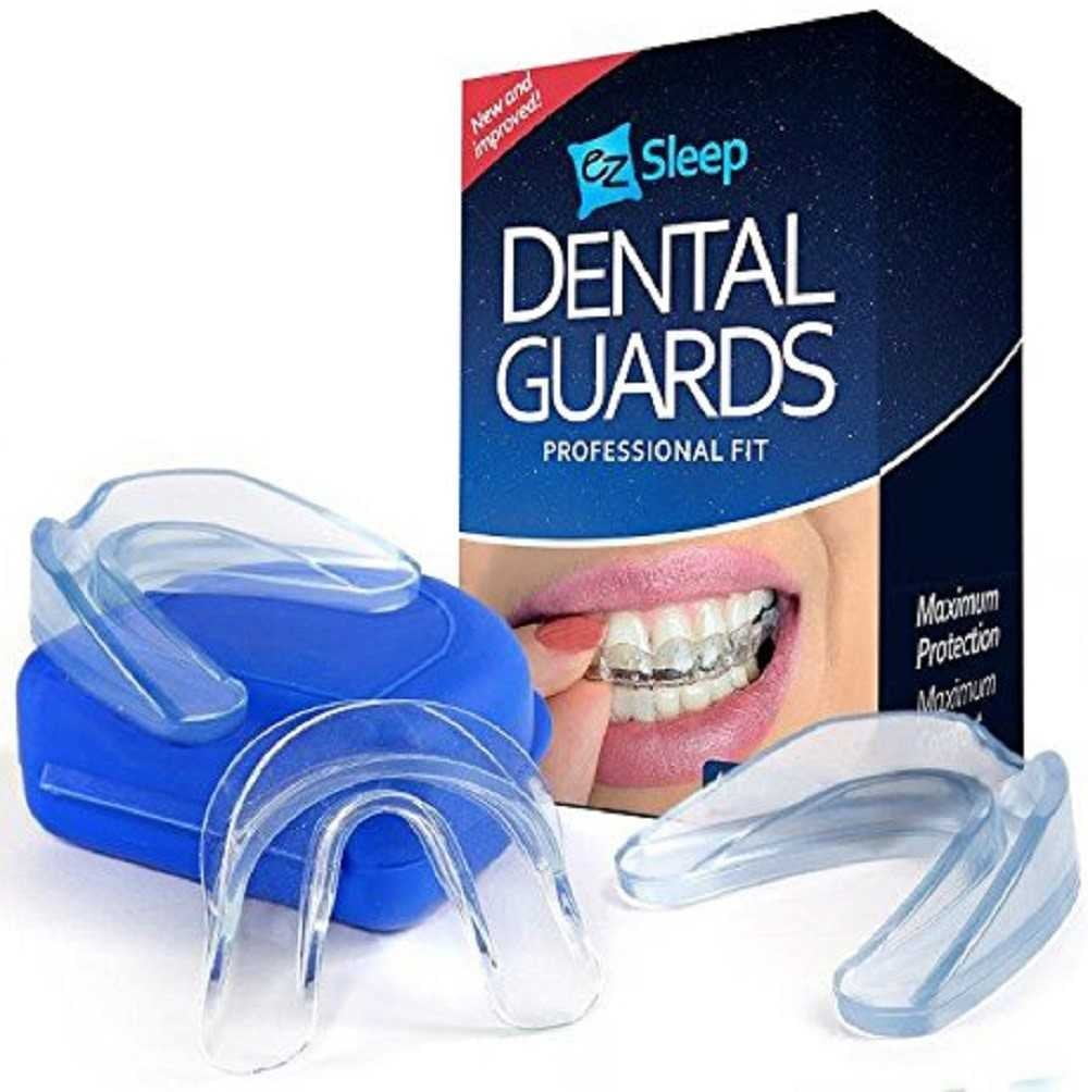 Comfortable Protective Gum Shield Mouth Guard Gel Moulded Fit for Grinding Teeth 
