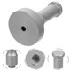 thumbnail image 3 of 4 juegos de ganchos de metal para baño, ganchos de aluminio para abrigos, ganchos de pared, gancho para toallas HOMEMAXS HaoMX115442395, 3 of 7