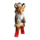 thumbnail image 4 of Figura de animal tallada a mano, estatua de madera tallada, micropaisaje, adorable escritorio zorro amarillo, 4 of 9