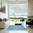 thumbnail image 7 of Ahgly Company Machine Washable Indoor Rectangle Contemporary Denim Blue Area Rugs, 8' x 12', 7 of 7