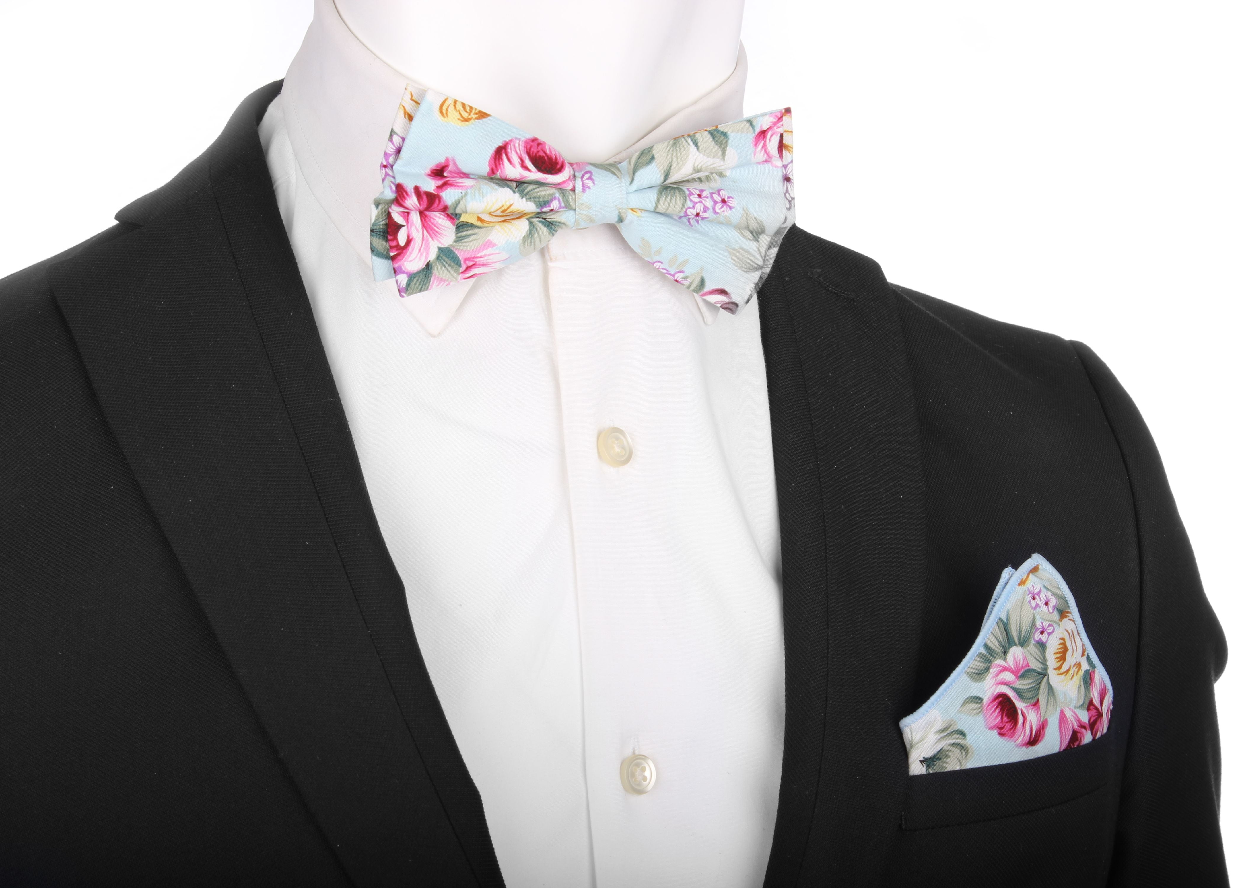 Mens Bow Ties Set 8 Packs Bridegroom Groomsman Adjustable Pre-tied Bowties Elegant Mixed Color Assorted Pattern