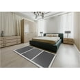 thumbnail image 4 of Ahgly Company Indoor Rectangle Patterned Gunmetal Gray Area Rugs, 2' x 4', 4 of 6