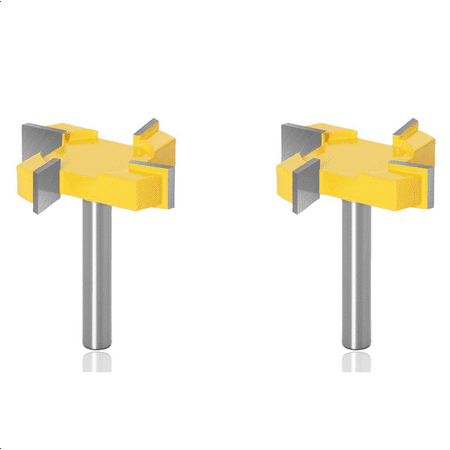 

2pcs 8mm Spoilboard Surfacing Router Bit Surface Router Bit 4 Flute Face Mill Milling Router Bit Router Bit
