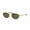 Polished Arista Gold Frame | Polarized Dark Green Lens, variant on RAY-BAN RB3774D RB3774D Oval Shape Sunglasses Arista Gold Frame | Dark Grey - Lens 55mm