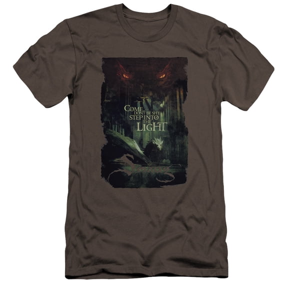Hobbit Taunt Premium Canvas Adult Slim Fit 30/1 T-Shirt Charcoal