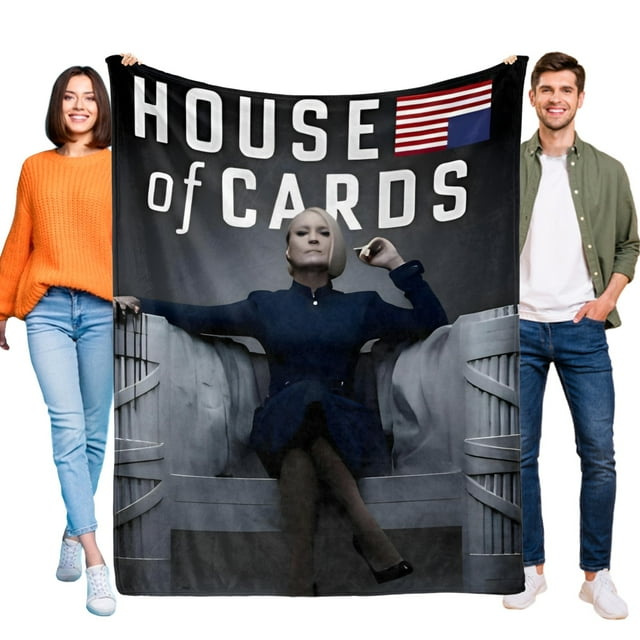 House of Cards: El Juego del Poder anti-pilling, suave, ligera, esponjosa y acogedora de lujo para hogar y cocina – Perfecta para niños y adultos,70X110cm