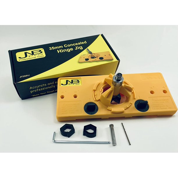 JNB Pro Concealed Hinge Jig 35mm, Hinge Hole Jig, Door Hinge Template