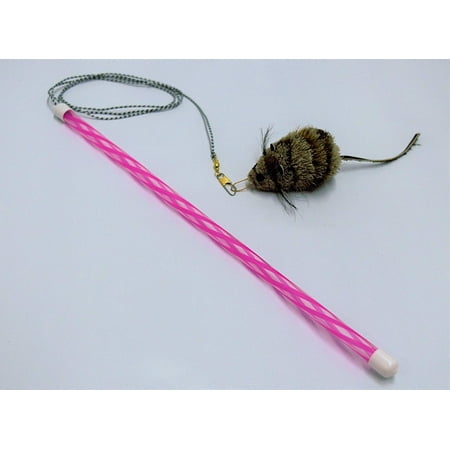 Litterboy Kitty Wand with Litterboy Whisker Mouse Cat Toy