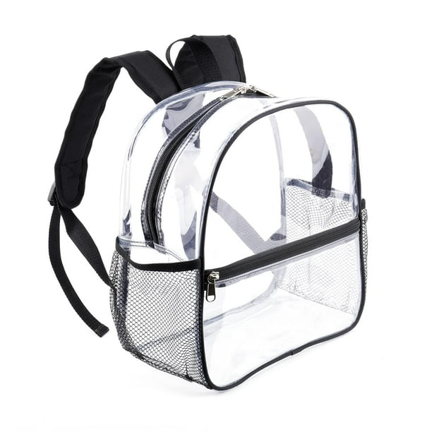 Mochila Transparente Fomaris Mini 12x12x6 Aprobada por el Estadio