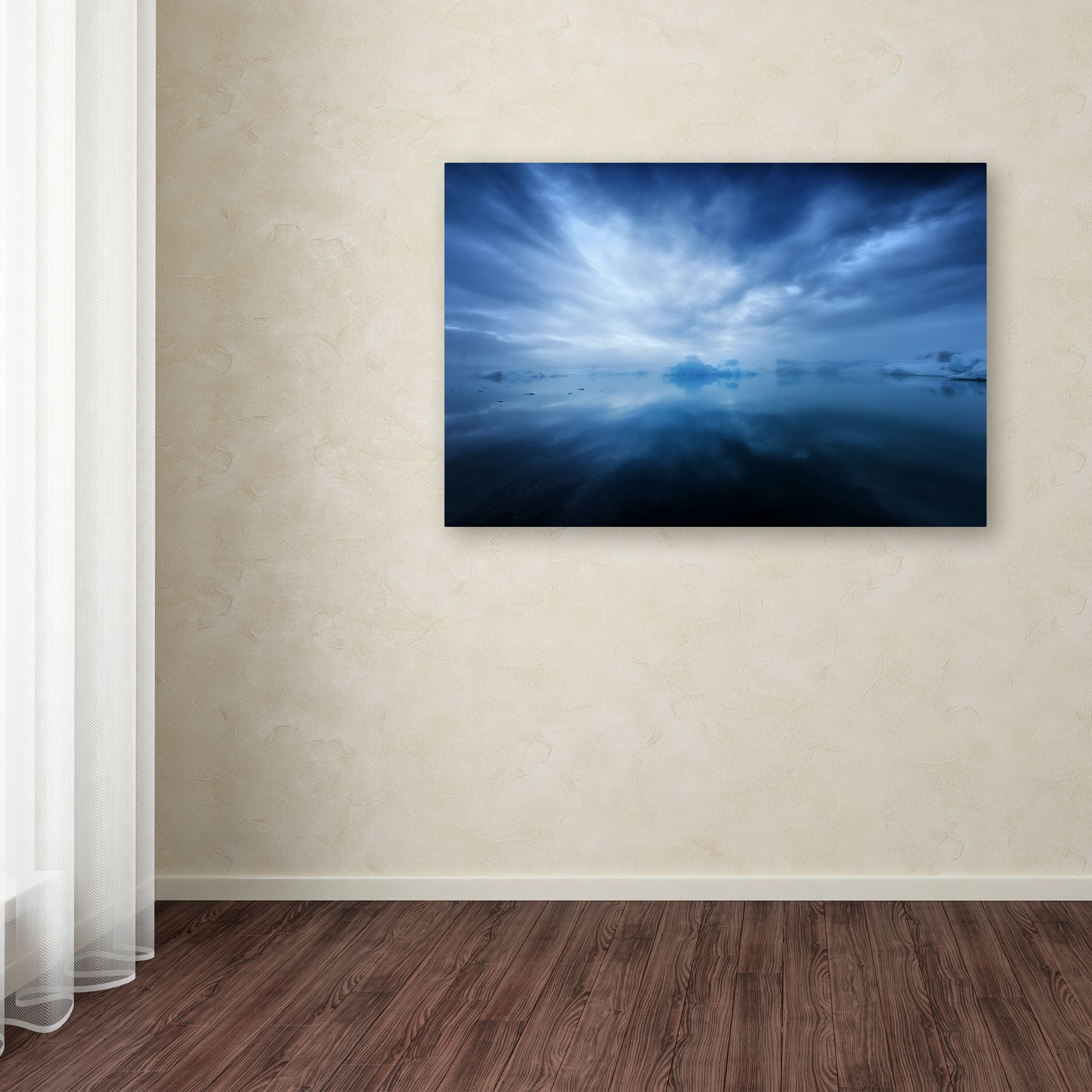 Trademark Fine Art 'Jokulsarlon' Canvas Art by Philippe Sainte-Laudy