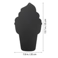 thumbnail image 2 of Ice Cream Shaped Blackboard Recipe Board Coffee Shop Wooden Message Chalkboard, 2 of 4