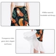 thumbnail image 2 of Squirrel Chic Chiffon Beach Dress for Women - Stylish and Breathable Beach Skirt with Polyester Straps, 2 of 6