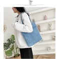 thumbnail image 3 of Women's denim wallet, casual handbag, crossbody shoulder bag, girl tote canvas bag, 3 of 8