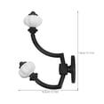 thumbnail image 2 of AURARMLET Screw Hooks Heavy Duty Zinc Alloy For Hanging Bags Decorative Home 1Set, 2 of 8