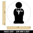 thumbnail image 2 of Groom Symbol Wedding Self-Inking Rubber Stamp Ink Stamper - Black Ink - Medium 1 Inch, 2 of 7