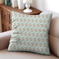 thumbnail image 3 of Set Of 4 Macaron Cyan Pillow Covers 20x20 Inch Linen Decorative Square Throw Pillow Covers for Living Room Sofa Couch Decoration, 3 of 6