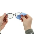 thumbnail image 2 of Unique Bargains 10 Pcs Reusable Glasses Cleaning Cloth for Glasses 3.94"x3.94" Dark Blue, 2 of 5