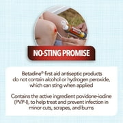 Betadine First Aid Povidone Iodine Antiseptic with No-Sting Promise, 3 Ounce Spray
