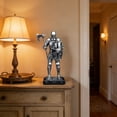 thumbnail image 6 of Seyotauo Resin Soldier Figurine Ornament Vintage Silver Statue Decor for Home Office Desk Shelf Living Room Bedroom Hotel Decorations,Small Knick Knacks for Home Decor Shelve, 6 of 6